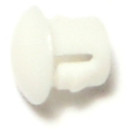 MIDWEST FASTENER 3/16" White Nylon Plastic Flush Head Hole Plugs 18 18PK 69441